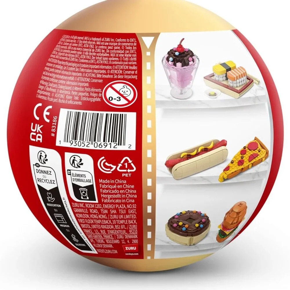 Snacks MAX Premium Snacks Series 1 Mystery Capsule Minis BURGER 136pcs SEALED